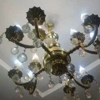 لوستر برنجی شیپوری|لوستر و چراغ آویز|تهران, تهرانپارس جنوبی|دیوار