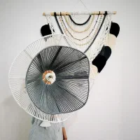 لوستر جدید مکرومه|لوستر و چراغ آویز|رشت, استقامت ۲|دیوار