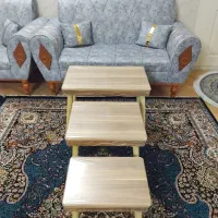 مبل راحتی ۷ نفره به همراه جلو مبلی و عسلی|مبلمان خانگی و میز عسلی|تهران, آذری|دیوار