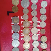 تعدادی سکه خارجی قدیمی کلکسیونی
