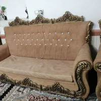 مبل 7نفره بامیز عسلی ست سالم