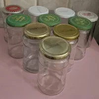 ظرف شیشه ای درب دار آشپزخانه