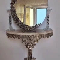 آینه شمعدان روکش نقره