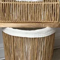 لاندری جا دستمالی سبد زباله. رافیا و  کنف|صنایع دستی و سایر لوازم تزئینی|کرج, گلشهر|دیوار