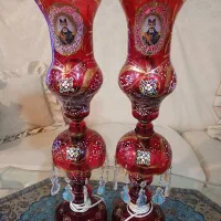 شمعدان شاه عباسی و گلدان