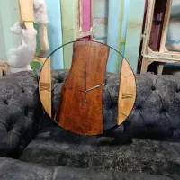 ساعت روستیک چوبی زیر قیمت بازار