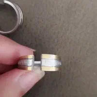 ۲ عدد حلقه زوجی استیل بدون نگین (انگشتر)|بدلیجات|مشهد, شفا|دیوار