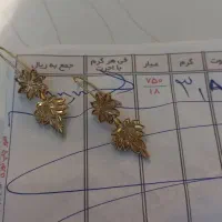 یک جفت گوشواره ویک عدد انگشتر