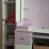میز کامپیوتر با دکور و کتابخانه|میز تحریر و کامپیوتر|اردبیل, |دیوار