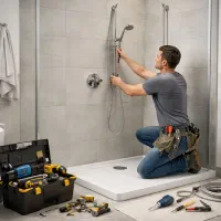 نصب شیر آلات، کابین روشویی، ظرفشویی و رادیاتور