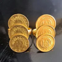 انگشتر سه ربع سکه ای سفارشی ۱۵۰ بالای تابلو