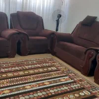 مبل هفت نفره|مبلمان خانگی و میز عسلی|فولادشهر, مسکن مهر فولادشهر|دیوار