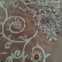 3 تخته 9متری ست گردویی گل برجسته گل ابریشم تمام نخ|فرش|اصفهان, پروین|دیوار
