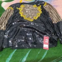 بلوز مجلسی رنگ مشکی نو مارک داره|لباس|رامسر, |دیوار