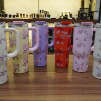 تراول ماگ (تامبلر گلدار)