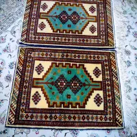 یک جفت قالیچه دستباف کاملا نو