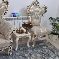 مبلمان سلطنتی و استیل تمام چوب جنس آس ۹نفره|مبلمان خانگی و میز عسلی|تنکابن, |دیوار