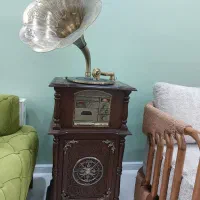 گرامافون مبله فول والتر ۲۵۰۴ شیپور فلزی