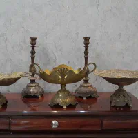 ظروف پذیرایی و جا شمعی برنج