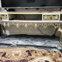 میز تلویزیون تمام برنز