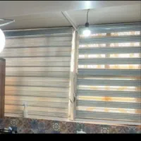 پرده زبرا کارکرده سالم