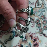 ۴ عدد انگشتر نقره