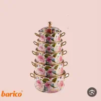 سرویس قابلمه لعابی وارداتی|ظروف پخت‌وپز|قم, باجک سه|دیوار