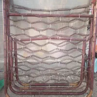 تخت فلزی تاشو تک نفره|تخت و سرویس خواب|رودهن, |دیوار