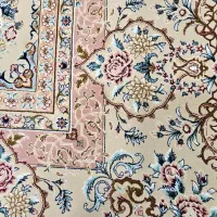 فرش ابریشم گلستان پادشاه کرمی|فرش|تبریز, |دیوار