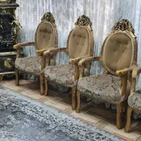 مبل استیل ۹نفر. نهار خوری ۶نفر. تخت ۲نفره جکدار|مبلمان خانگی و میز عسلی|تهران, نیکنام|دیوار