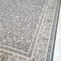 فرش ۱۲ متری اکریلیک هیت ست طوسی درحدنو نو