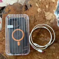 سیم شارژر لایت نینگ اوریجینال و قاب آیفون ۱۵پرومکس