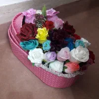 باکس گل مصنوعی قدم نو رسیده مبارک