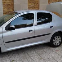 ۲۰۶sd نقره ای مدل ۹۵ تک برگ|خودرو سواری و وانت|مشهد, هفت تیر (حافظ)|دیوار