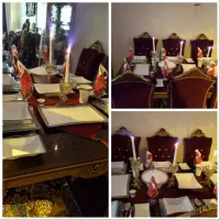 مبل سلطنتی ۹نفره همراه میز ناهارخوری