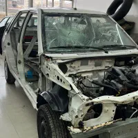 پراید مدل ۹۰ تصادفی