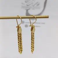 گوشوار کارتیه حصیری طلای زرد 18 عیار|جواهرات|شیراز, ملاصدرا|دیوار