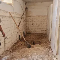 تخریب سرویس بهداشتی گچ سرامیک کاشی نماآرک موزاییک