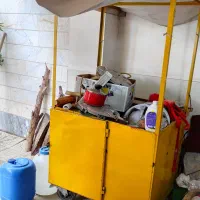 چهار چرخ گاری  مخصوص غذاهای خیابانی