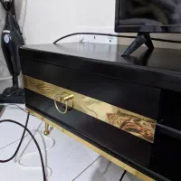 میز تلویزیون مشکی چوبی|میز تلویزیون|کرج, کوی کارمندان جنوبی|دیوار