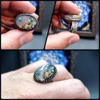 رکاب ورشو و رنگ ثابت با نگین اصل و معدنی