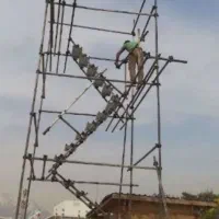 داربست فلزی میان بست