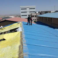 نصب شیروانی خرپا نصب ورق گالوانیزه تعمیر و تعویضی