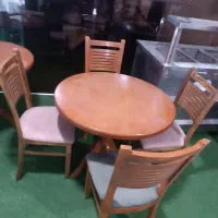 میز صندلی چوبی نو نو