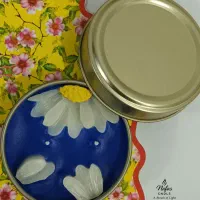 شمع بابونه قوطی|صنایع دستی و سایر لوازم تزئینی|تهران, بهداشت|دیوار