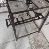 گاز دو کاره و سنگ مخصوص دکه فلافلی