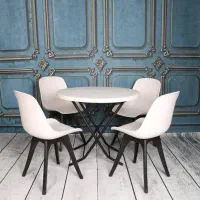 ست میز وصندلی پلاستیکی بدون دسته