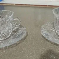 فنجان نعلبکی بلور