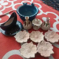 استخرماهی وتزیینی سفالی|صنایع دستی و سایر لوازم تزئینی|فیروزآباد (فارس), |دیوار