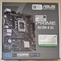 مادربرد H610M-K D4 و رم GELL 16 g 3200